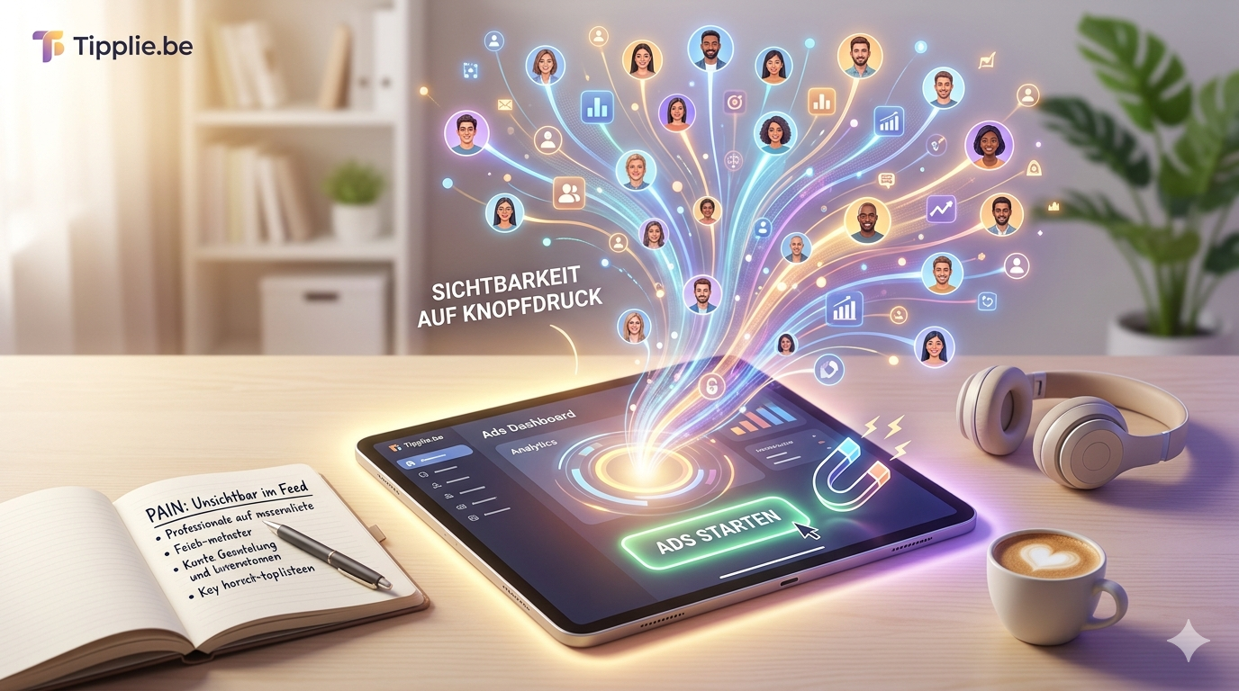 Sichtbarkeit auf Knopfdruck: Wie Du 2026 den Content-Hamsterrad-Modus beendest - TippLiebe Blog Artikel Vorschaubild